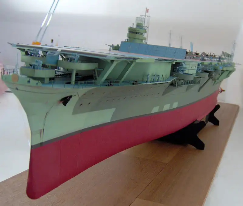 Масштаб 1:280 японский военный авиаперевозчик Zuikaku DIY 3D бумажная карта модель