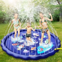 170cm baby toys water mat childrens mat summer beach inflatable spray water cushion outdoor lawn baby play mat games playmat