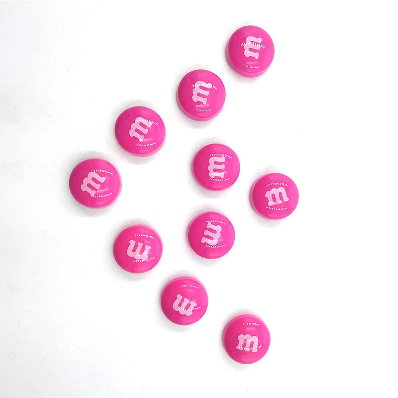 10pcs Rose Red DIY Bean смолы магниты на холодильник креативный сувенир с мультипликационным героем холодильники магнитный стикер сообщений домашний декор кухонные аксессуары - Цвет: 10pcs Rose Red