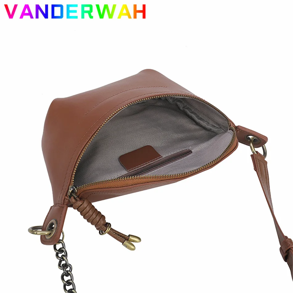 

Multifunctional Genuine Leather Chest Bags Crossbody Bags Women 4 in 1 Waist Packs New Casual Ladies Shoulder Messenger Bag