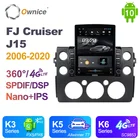 Автомагнитола Ownice, Android 10,0, 2 Din, GPS, 4G, LTE, в стиле Tesla, для Toyota FJ Cruiser J15 2006 - 2020