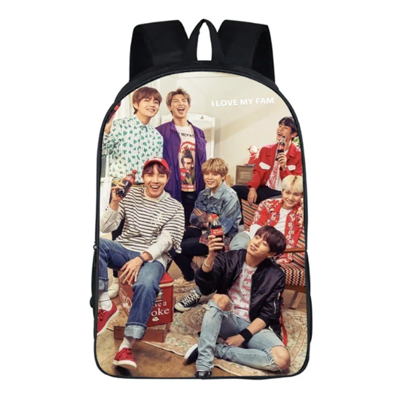 backpack 2 Школьный рюкзак Sac A Dos Kpop K-pop K Pop школьный рюкзак для девочек-подростков - Цвет: backpack 2
