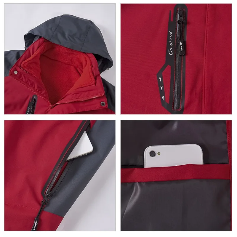 Мужская куртка с капюшоном в стиле милитари Зимняя парка мужская защитой от