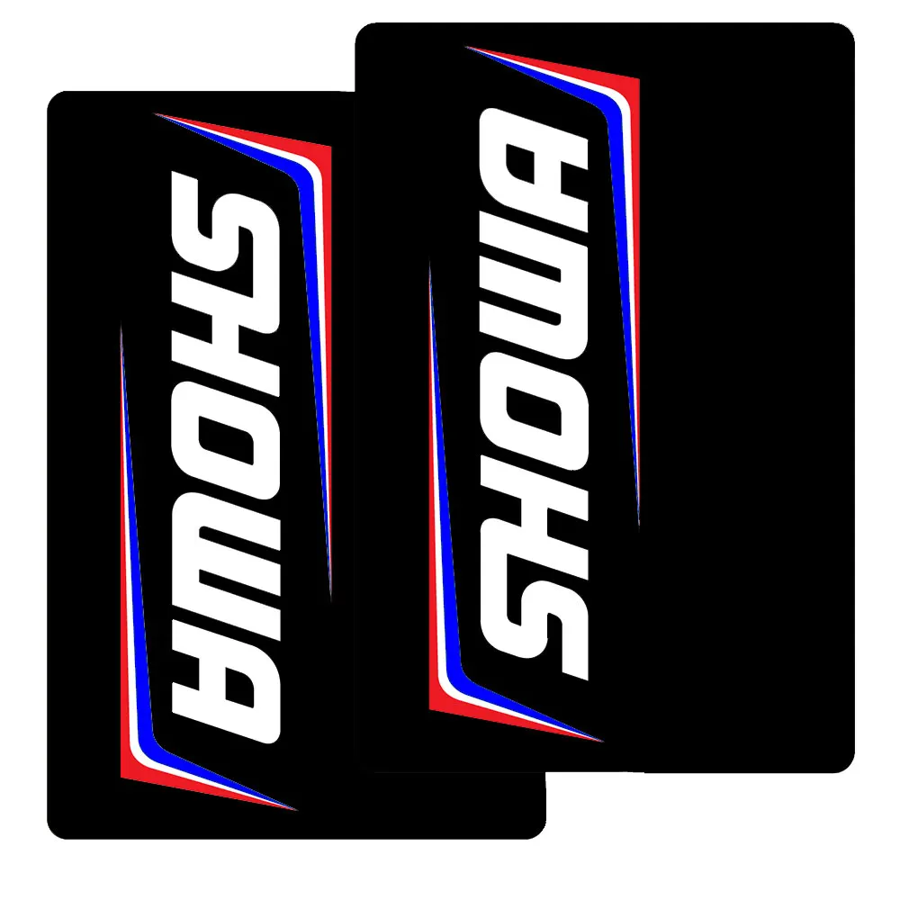 Наклейки для верхней вилки SHOWA, 2 шт., наклейки, Набор наклеек GRAPHICS MX