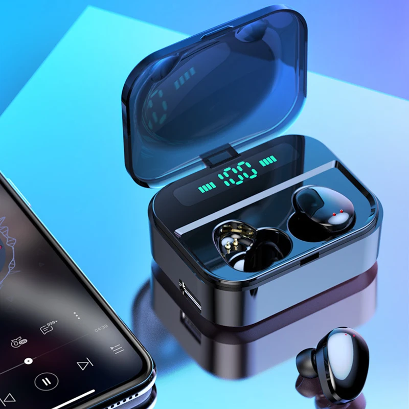 Беспроводные наушники Bluetooth 5 0 мини TWS водонепроницаемые головные уборы