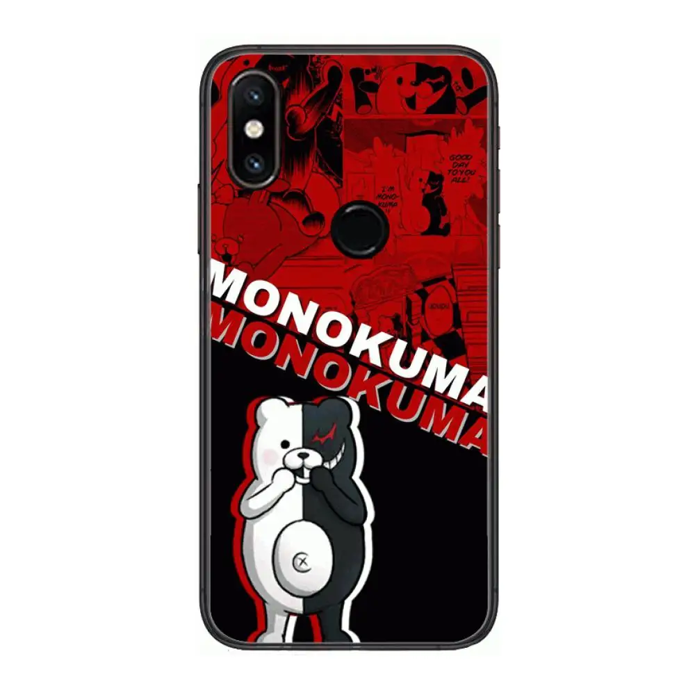 

Two faced bear Phone Case For xiaomi M2 C3 X3 F2 Lite NFC 6 5 x Poco k30 Pro Anime Black Cover Silicone Back Pretty