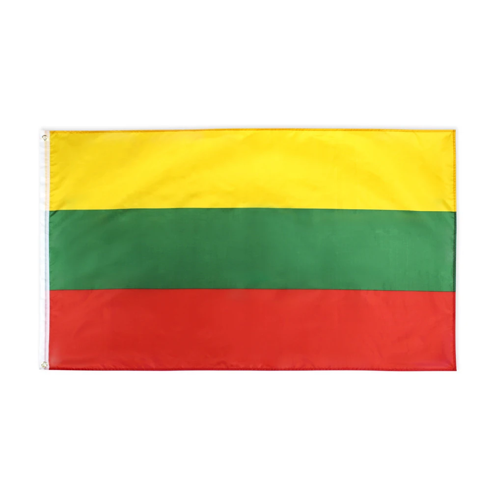 

Wave 90X150cm LTU LT Republic of Lithuania Flag Lietuvos Flag Polyester Flags And Banners National Flags Country Banner