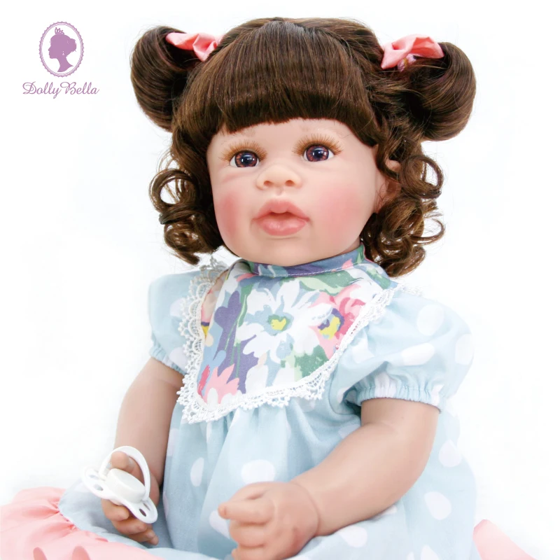 50 см Силиконовая голова руки и ноги с одеждой тела реалистичные Reborn Baby лучшая