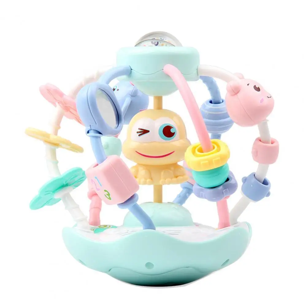 

Cartoon Animal Baby Light Music Rattle Ball Hand Bell Educational Playing Toy