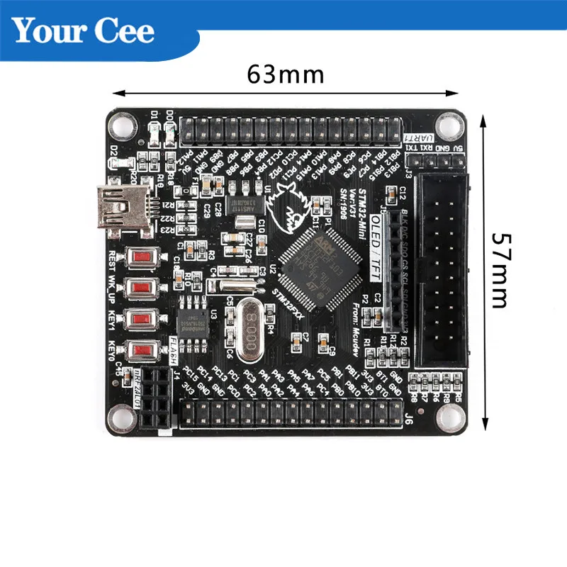 Плата разработки STM32F103RCT6 модуль стандарта STM32 встроенная системная плата
