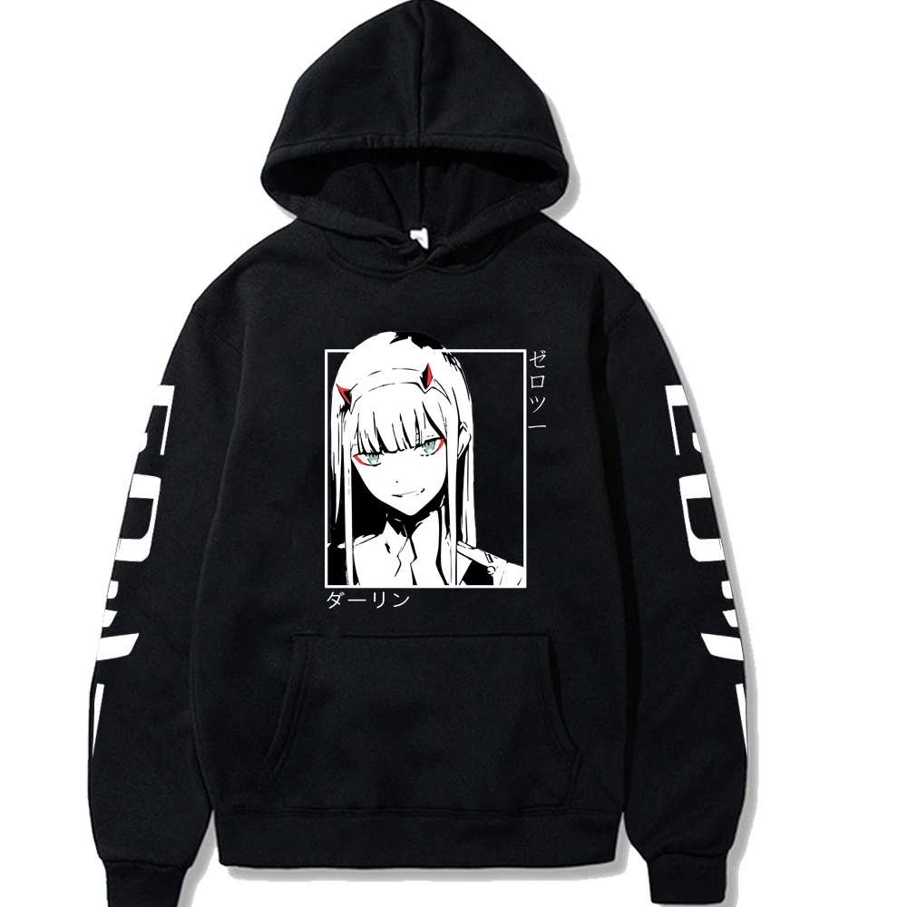 

Толстовка Darling In The Franxx, Модные свободные пуловеры, повседневные топы