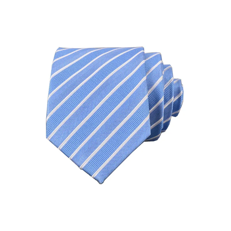 

Spot Silk Striped Necktie 8cm Business Casual Jacquard Formal