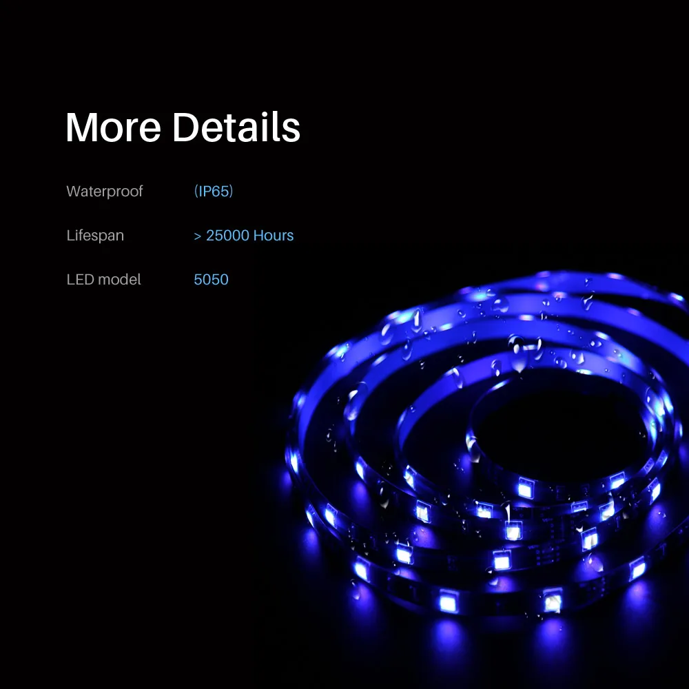 Умная Светодиодная лента SONOFF L1 с Wi Fi 2 м/5 м 5050 RGB контроллером приглушасветильник