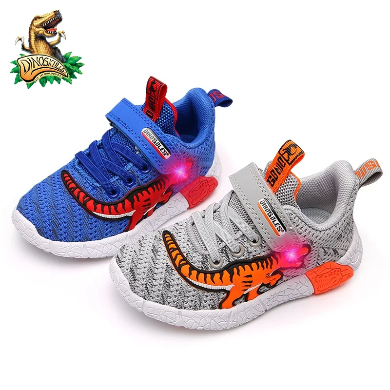 DINOSKULLS 2021 детская обувь для тенниса светящиеся 3 кроссовки мальчиков T rex 5 дети Led