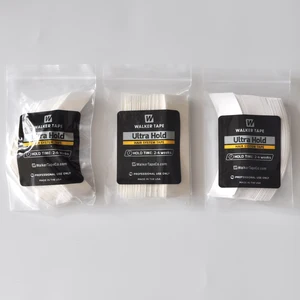 36 шт.Лот Белый ультраудерживающий парик Двусторонняя лента для парикапарика на сеткелента для наращивания волос клейкая лента