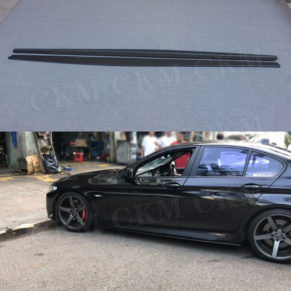 Боковые юбки из углеродного волокна 5 серий фартуки для BMW F10 M5 Sedan 2012 2017 FRP