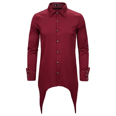 Мужская индивидуальная Простая рубашка с длинными рукавами молодежная