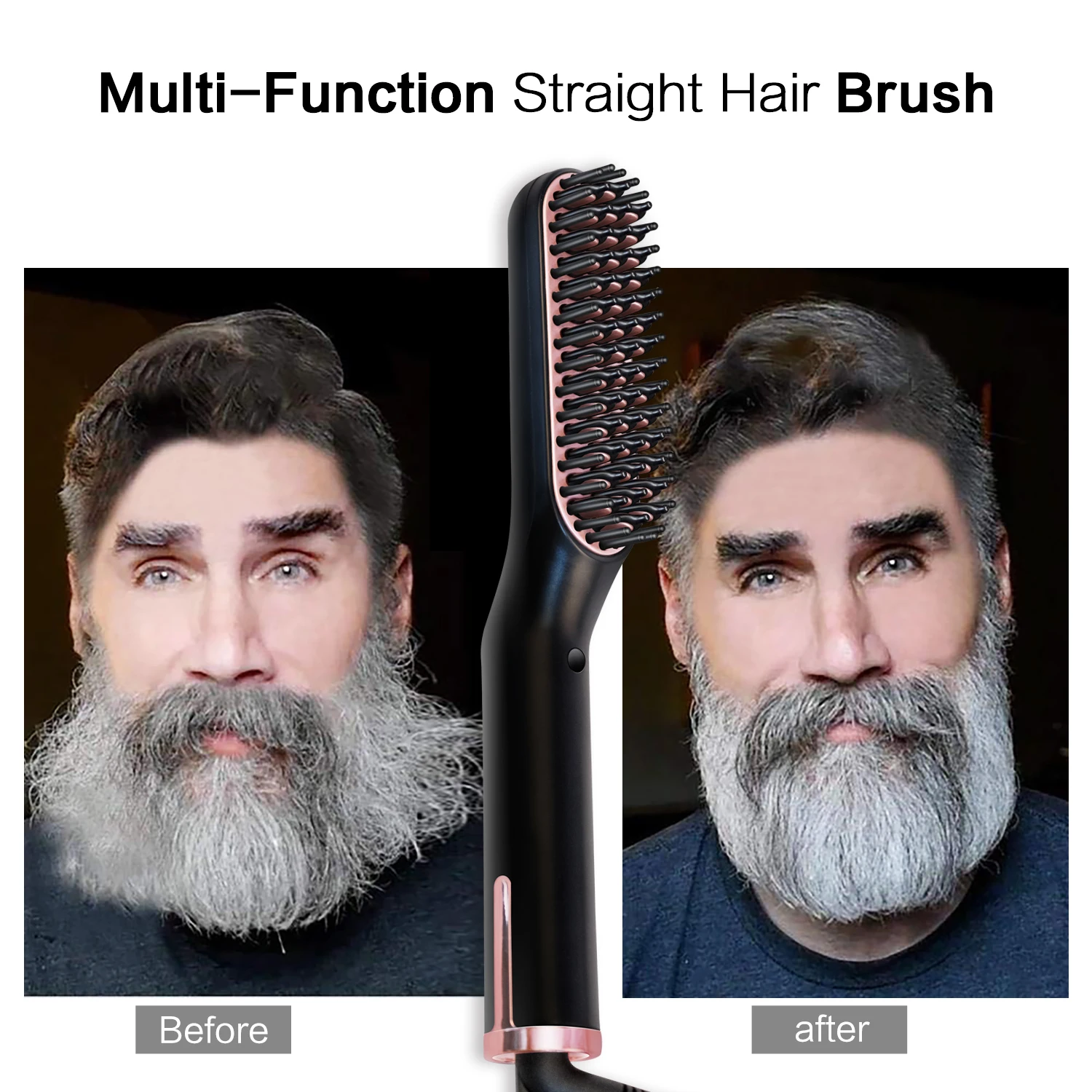 

Hair Straightening Irons Comb Beard Straightener Brush Electric Hair Straightener Styling Tools Hairbrush Men Quick Heating Comb