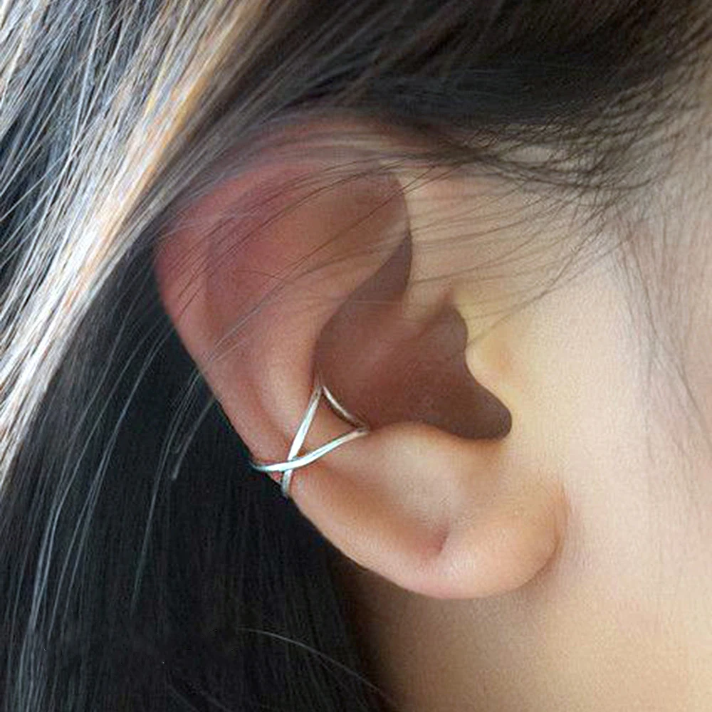 Женские винтажные серьги подвески без пирсинга из серебра 925 пробы|Серьги-клипсы|