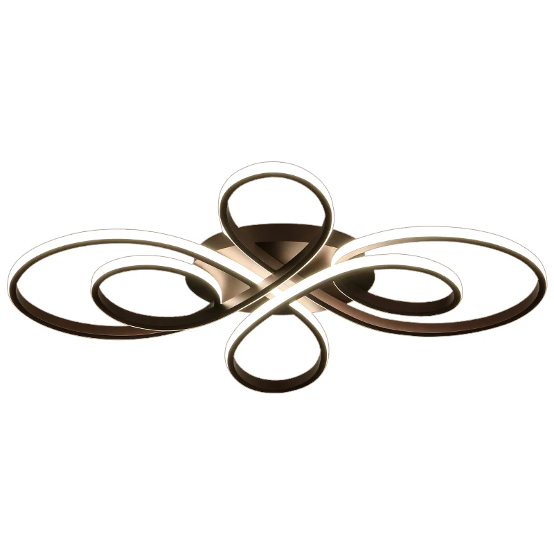 $76.32 Surface Mounted Modern Led Ceiling Lights for living room bedroom Study room Coffee or white Finished led Ceiling Lamp 110-240V