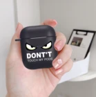 Оптовая продажа, силиконовый чехол для Apple Airpods 1 2, чехол со слоганом и простым текстом, чехол для airpods Pro 3