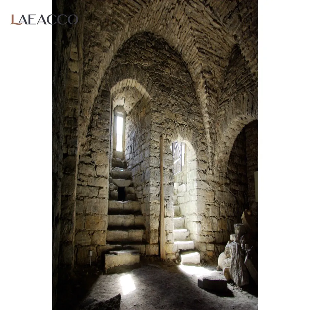 Фон для фотосъемки с изображением пещры жилища каменной арки двери