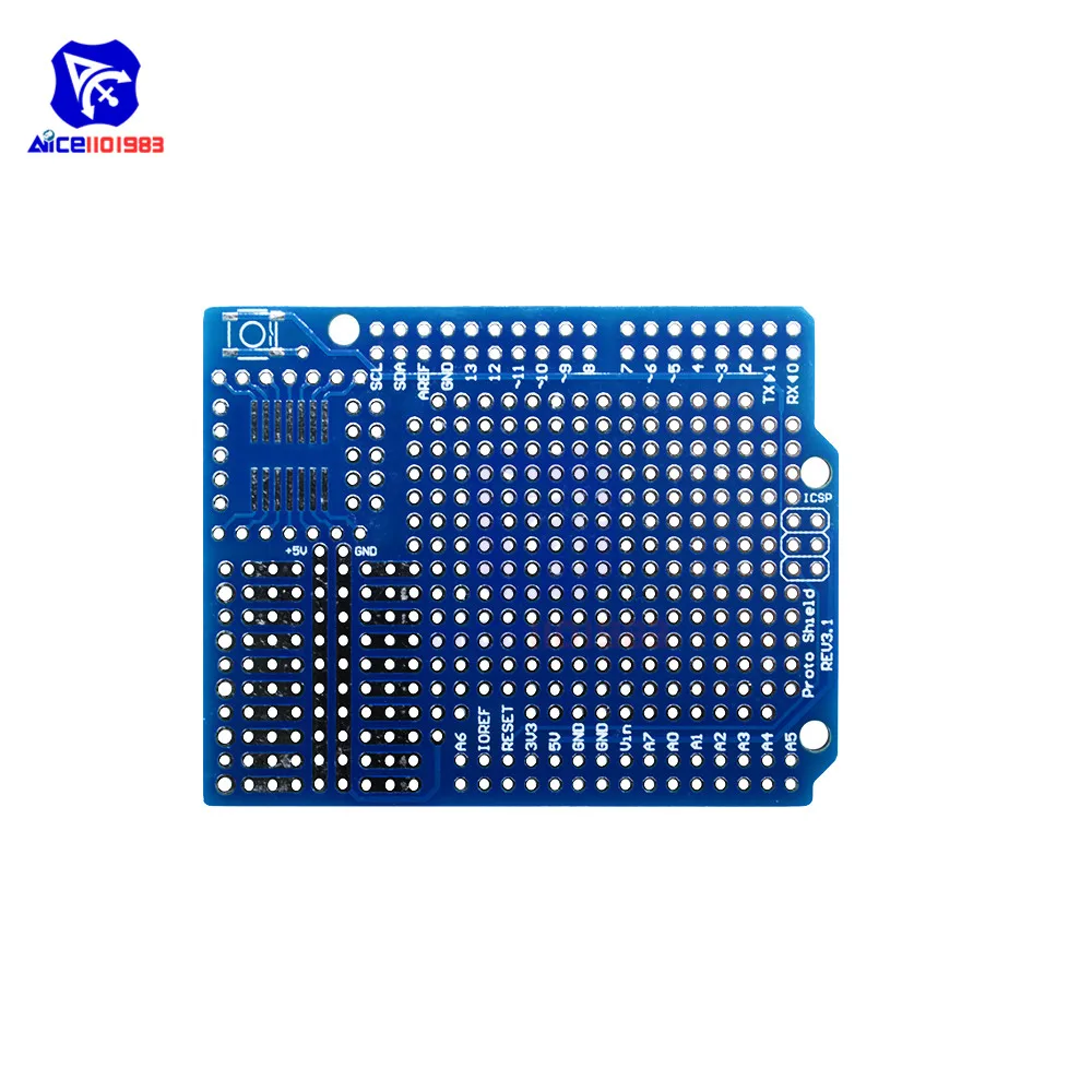 Diymore Proto винтовой щит A6 A7 плата расширения для Arduino PCB Board | Электронные компоненты и