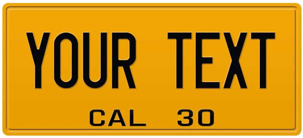 

1930 Калифорнийский старый винтажный Ретро американский номерной знак с тиснением Алюминиевый номерной знак