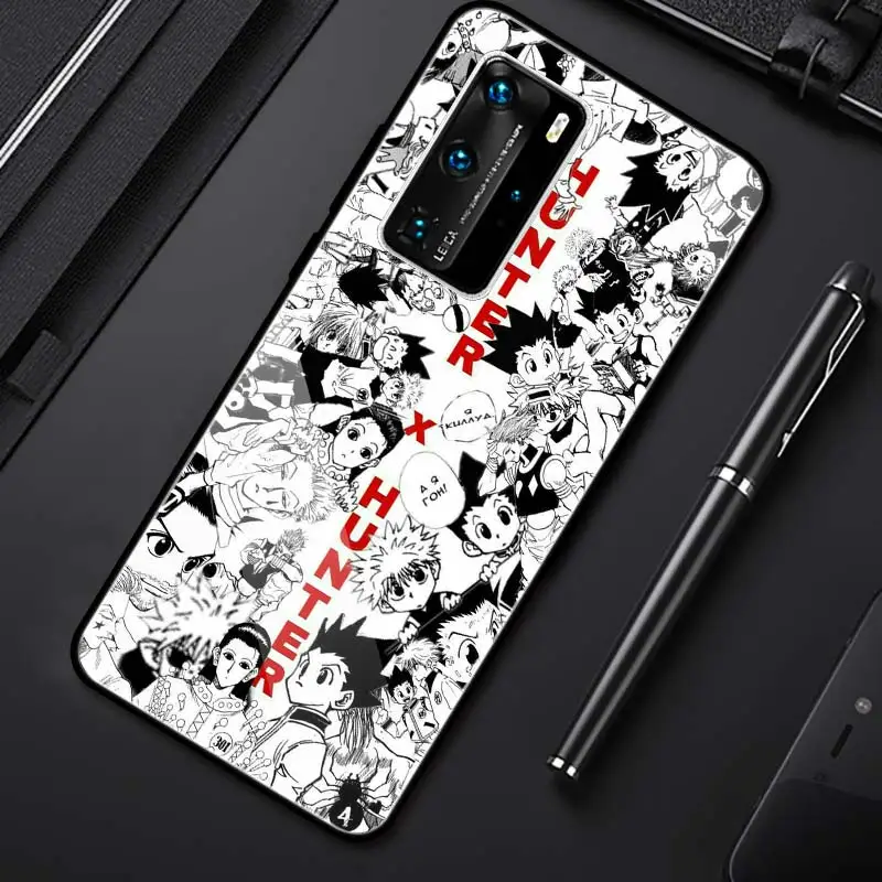 

Hisoka HxH Anime Collages Hunter Cases for Huawei P40 P30 P20 Pro P10 Lite 5G P Smart S Z 2019 TPU Tempered Glass Phone Cover