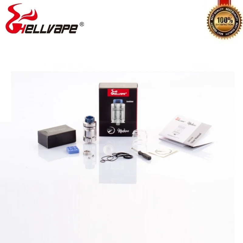 Оригинальный Hellvape Rebirth RTA Танк 25 мм 2 мл/5 мл Vape распылитель двойной пост колода для боттомфидер мод VS профиль