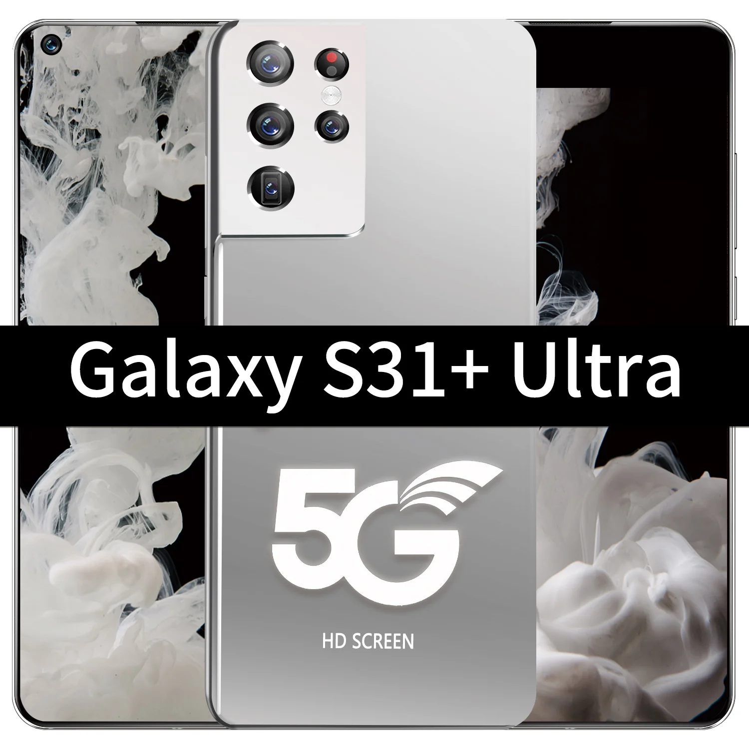

Global Version S31+ Ultra 7.3inch Smartphone Hot Sale 6800mAh 12+512GB Face ID Fingerprint ID Dual SIM 5G Android Mobilephone