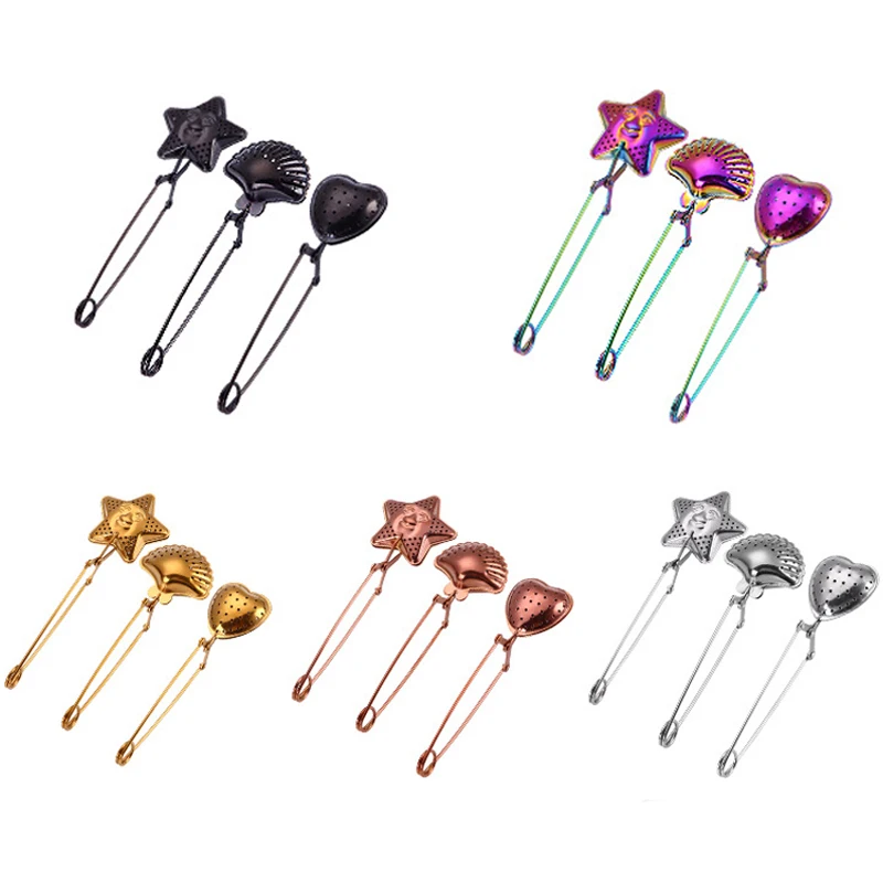 1 шт. сетчатый фильтр для заварки чая из нержавеющей стали со свободными листьями