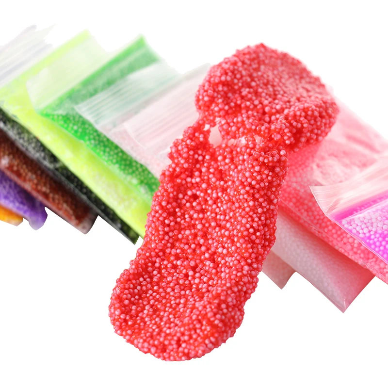 24 цвета/комплект пенопластовая воздушная сухая пластовая слизь легкая мягкая