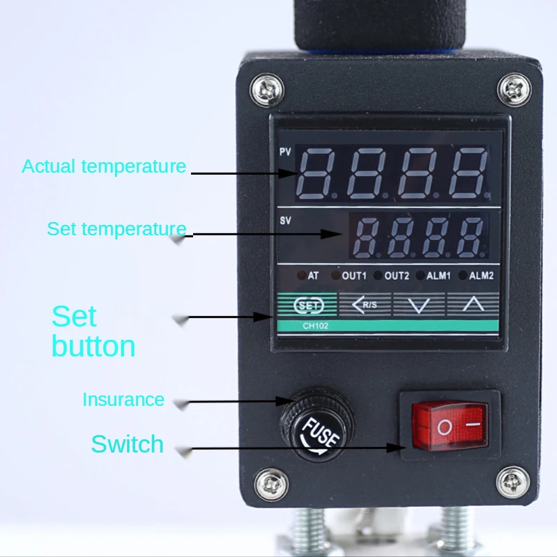 Машина для горячего тиснения 220 В/110 В ручная цифровая теплопередающая машина