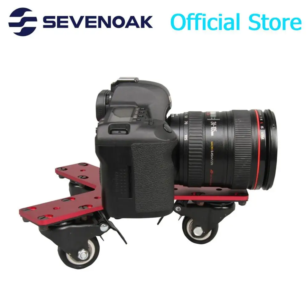 Sevenoak SK DW02 Cam Dolly Track Slider для Canon 5D 5d Mark II Nikon D3100 D90 D600 Sony Gopro DSLRs мини видеокамеры DVs|track