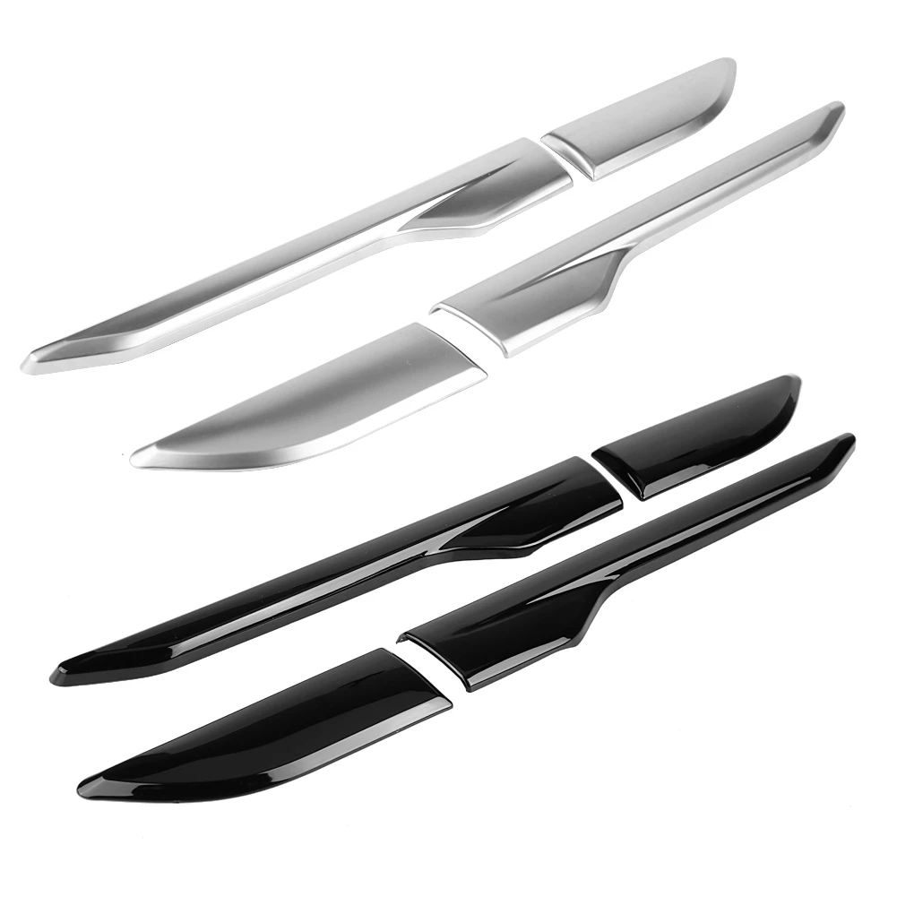 4 шт. новинка накладка на автомобильное крыло из нержавеющей стали с защитой от