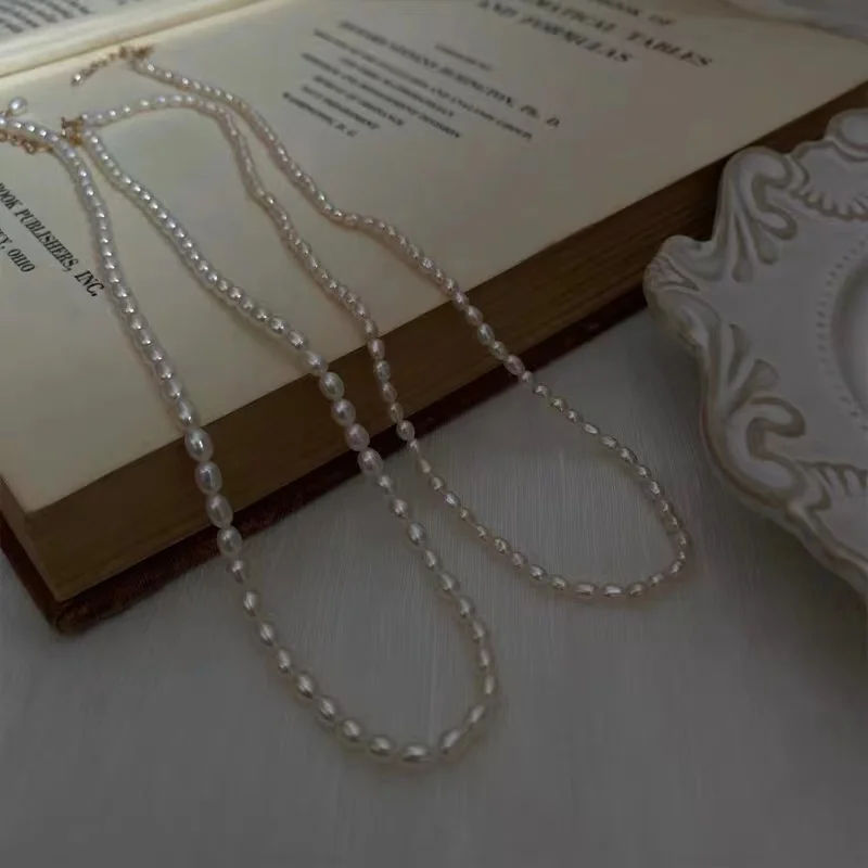 Цепочка-чокер с натуральным жемчугом 14K NVD | Украшения и аксессуары