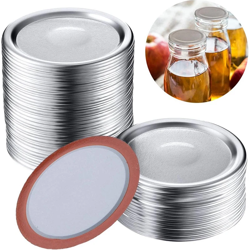 50 шт. консервирования крышками Разделение Тип регулярные стеклянная банка с