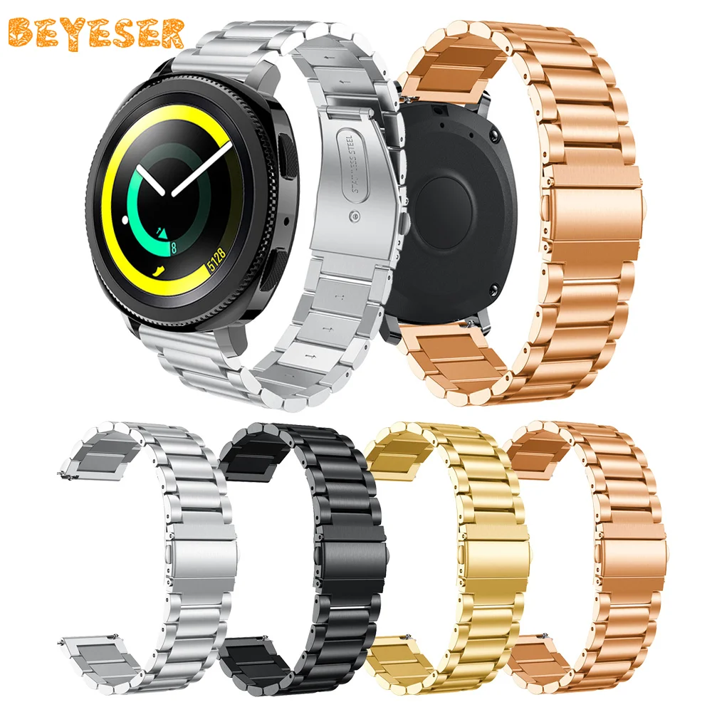Ремешок металлический для Samsung Gear сменный спортивный браслет смарт часов 42
