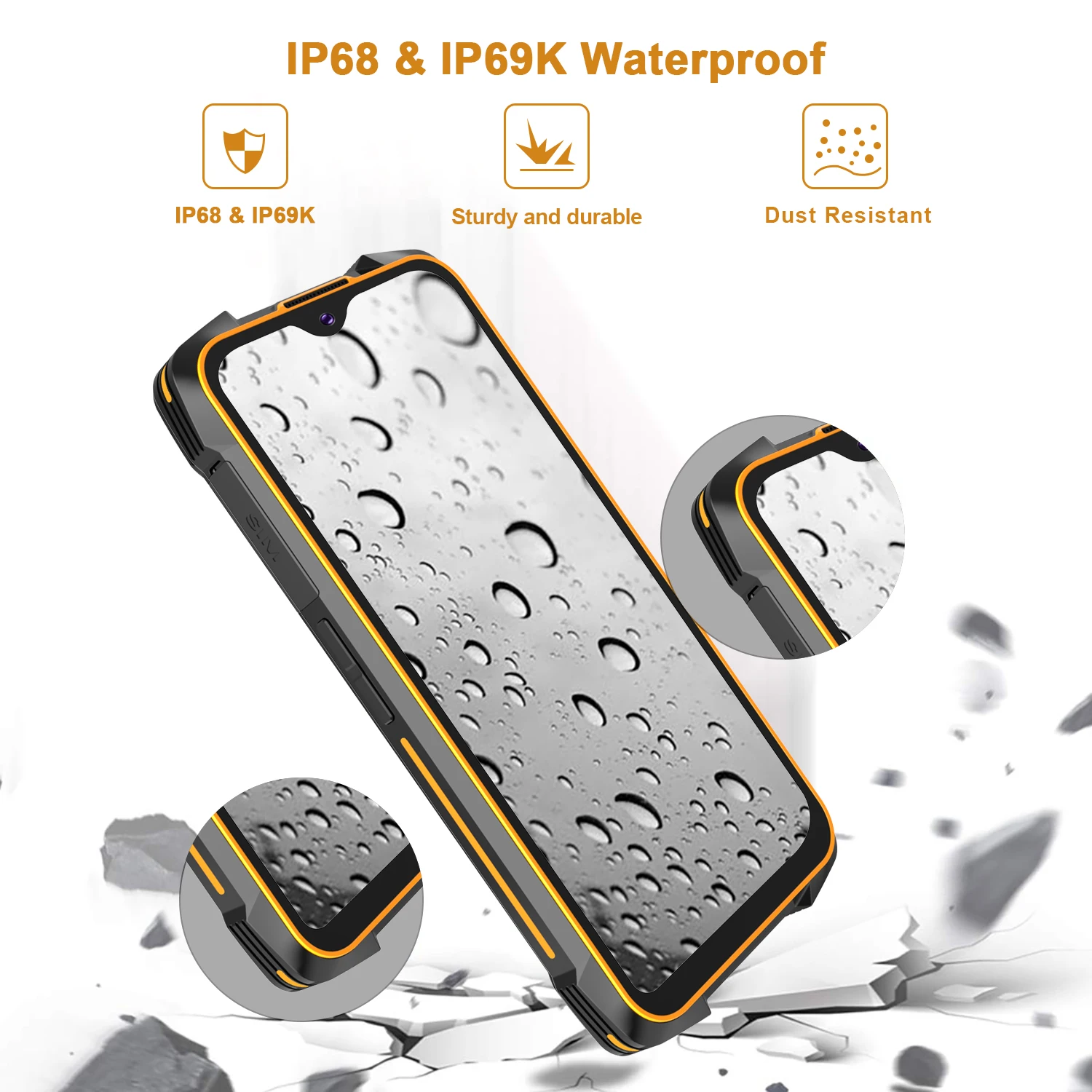 Cubot KingKong 5 Pro NFC Защищенный смартфон 2021 Android 11 Водонепроницаемый IP68/IP69K Глобальная 4G