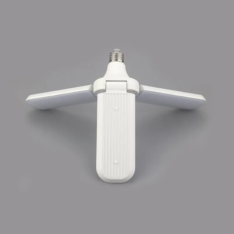 Светодиодная лампа с тремя листами 45 Вт складная супер яркая RGB Красная Зеленая E27