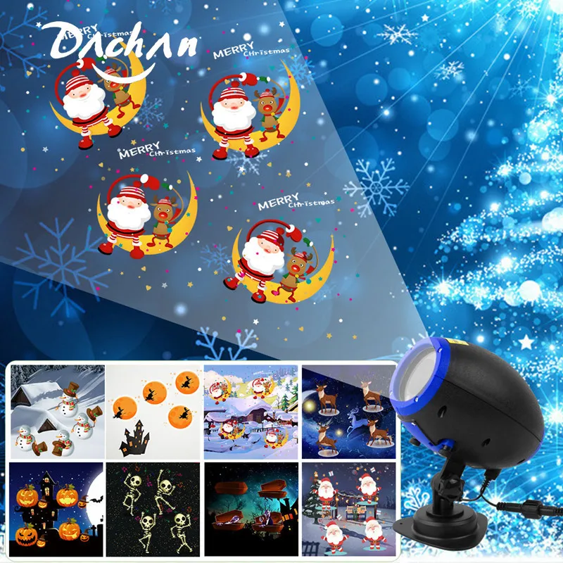 Рождественский светодиодный световой лазерный проектор водонепроницаемый IP65