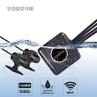 VSYSTO P6FL мотоциклетные видеорегистратор с разрешением full корпус водонепроницаемый Wi-Fi мотоцикл DVR 1080P спереди и камера заднего вида Встроенный датчик поворачивания экрана