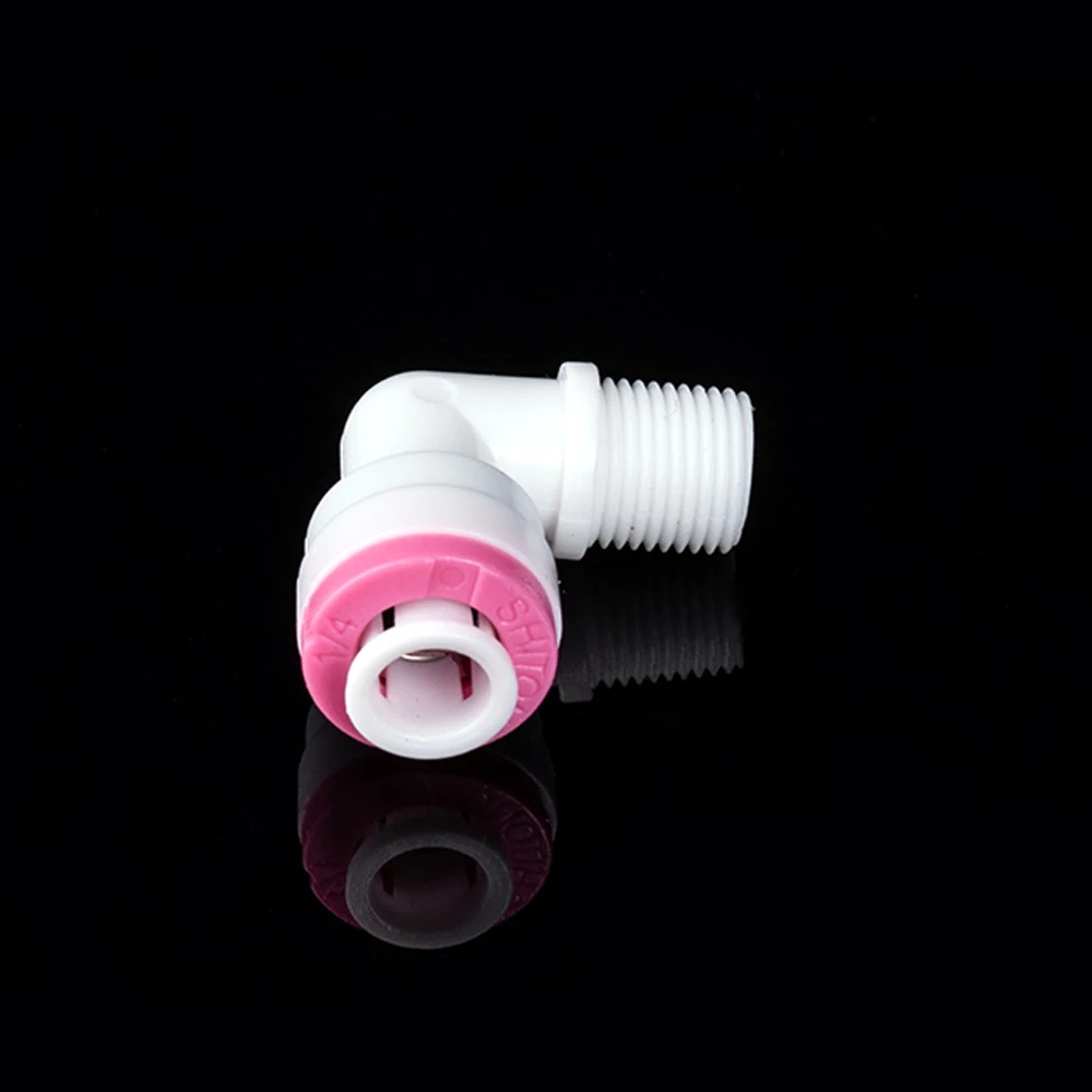 Подходит для 1/4 &quotOD труба x 1/8&quot BSP Мужской Локоть push Fit Труба обратный