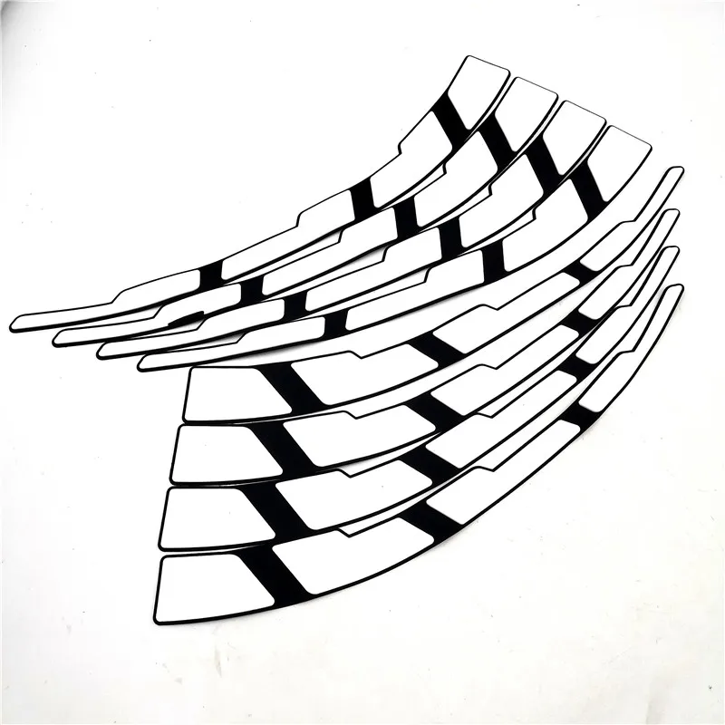 

3D 8 Pcs Soft Rubber Brake Blade Permanent Tire Lettering Car Decals Decoration Stickers Kit Stickers for 4 Tires