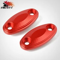 motorcycle cnc aluminum windshield rear view side mirrors bracket hole cap clamp cover for honda cbr650f cbr 650f 2014 2018 2019