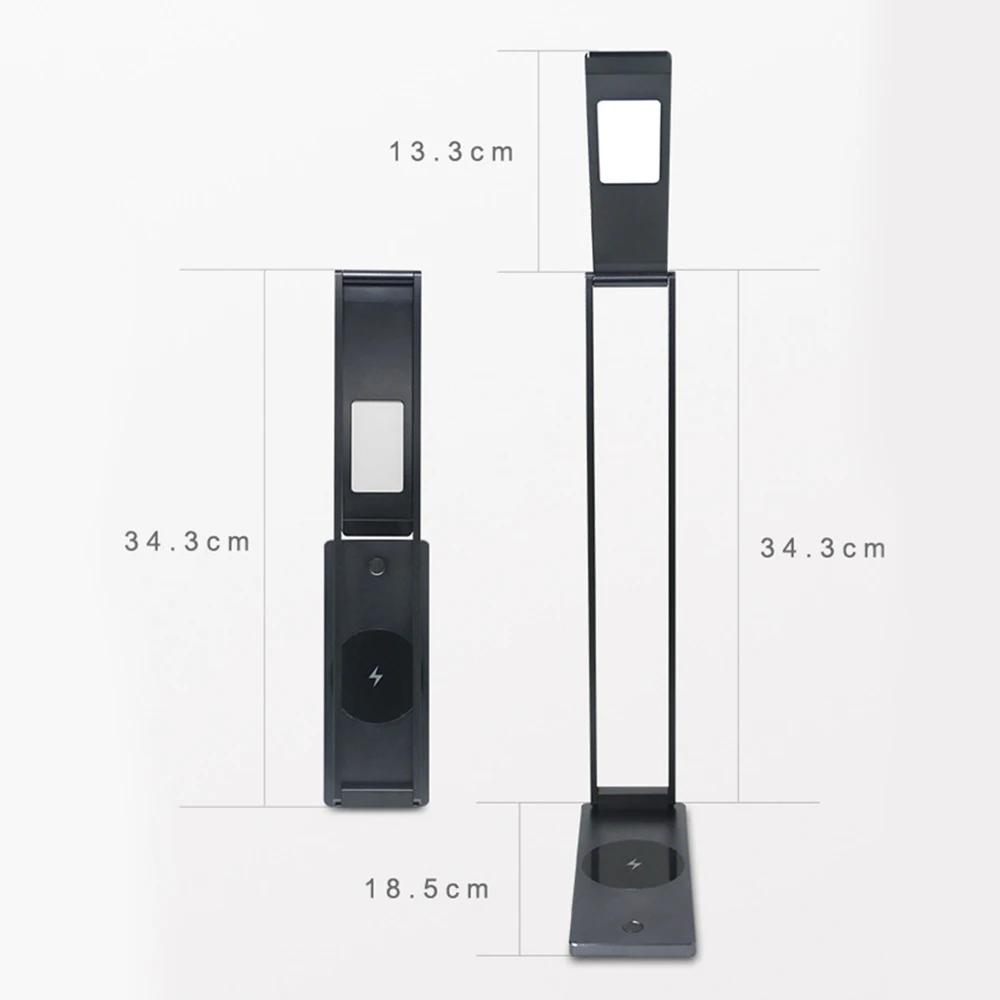 

QI Wireless Charging LED Desk Table Lamp For Phone Eye-protect 3 Modes Brightness Adjustable Folding LED Desk Lamp Study Light