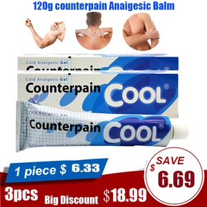 3 шт.лот 120 г Таиланд против боли Прохладный обезболивающий крем Подходит Для ревматоидного артрита боли в суставах спине бальзам для облегчения боли Обезболивающий