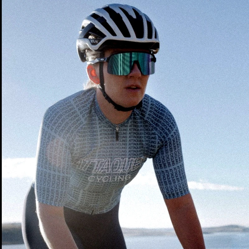 

Team ATQ Attaquer Cycling Jersey Women 2021 New Fashion Streak Style RBX MTB Riding Clothing Air Mesh Short Sleeve Breath Summer