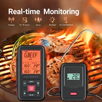 inkbird irf 2sa bbq remote meat thermometer wireless digital meat thermometer with dual probes for grill instant read thermomet